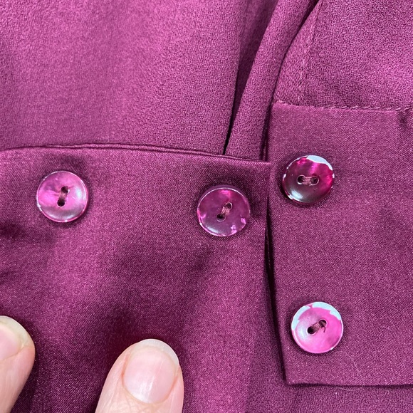 Eileen Fisher fuchsia silk dress, size s - Picture 16 of 16